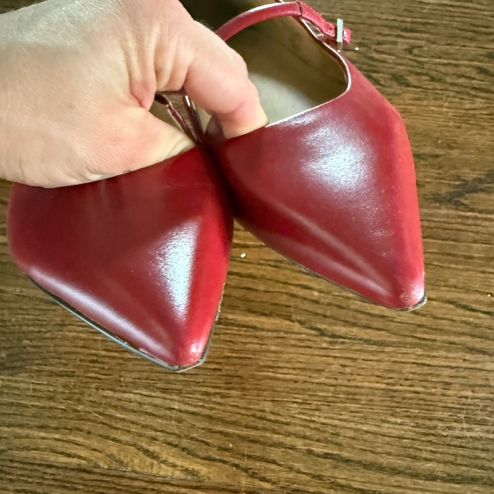 Madewell Red Elsie Mary Jane Flat - Picture 2 of 6